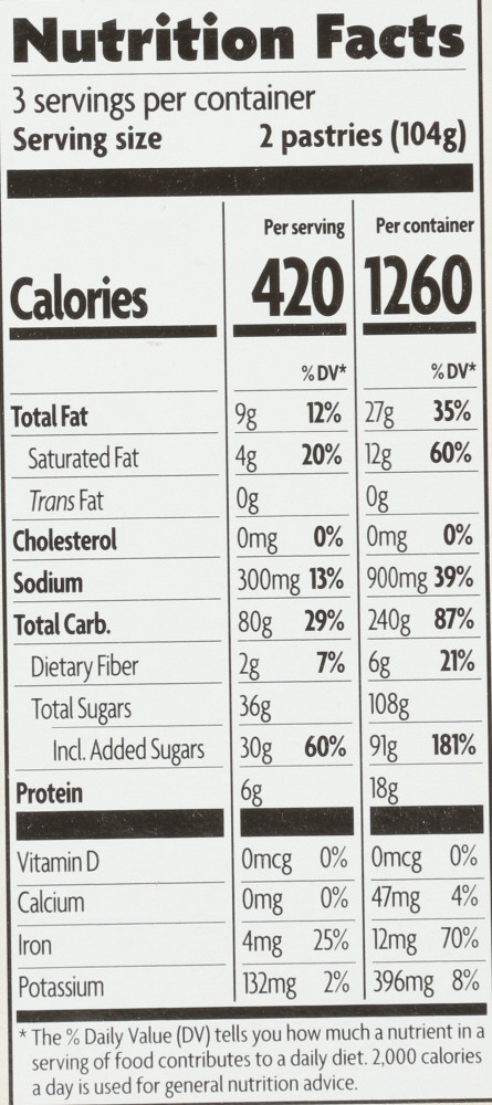 Nature's Path Un-Frosted Strawberry Toaster Pastry (12x11 Oz) - Image 2