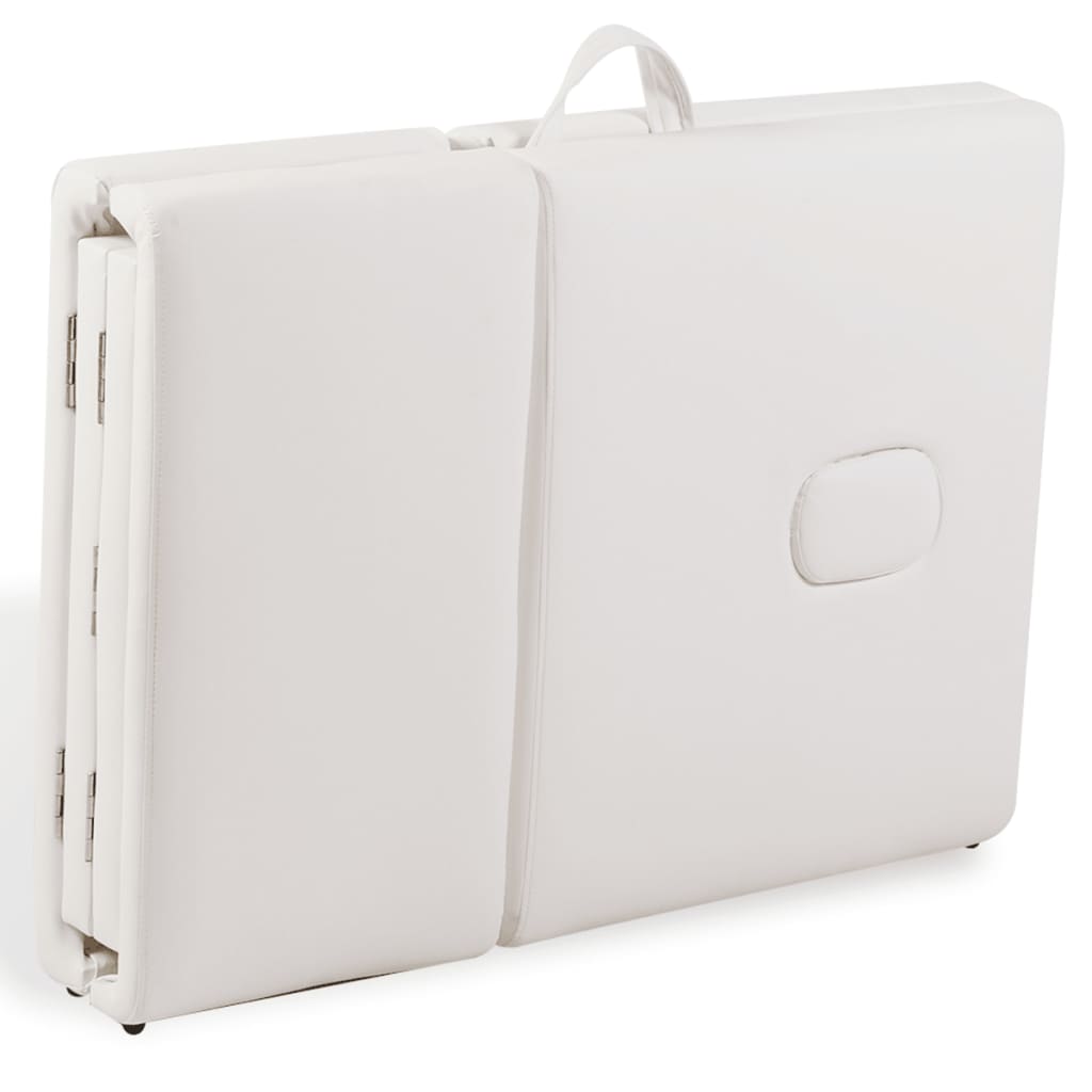 vidaXL Foldable Massage Table Bed Beauty Table 4 Zones with Aluminum Frame - Image 3