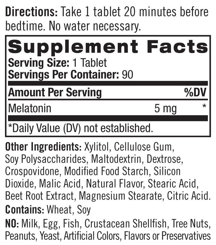 Natrol Melatn Fast DisOlive (1x90TAB ) - Image 5