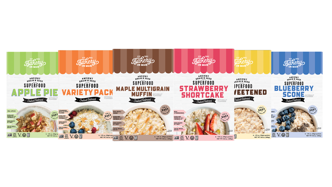 Bakery on Main Instant Gluten-Free Oatmeal Super Food Variety Pack 10.5 oz (Pack of 6 boxes) - Image 5