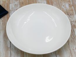 White Round Deep Plate 10" inch | 25.5 Cm