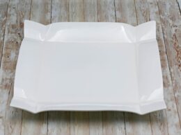White Square Platter 14" inch X 14" inch | 35.5 X 35.5 Cm