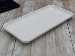 White Rectangle Dish 10" inch X 5" inch | 26 X 13 Cm