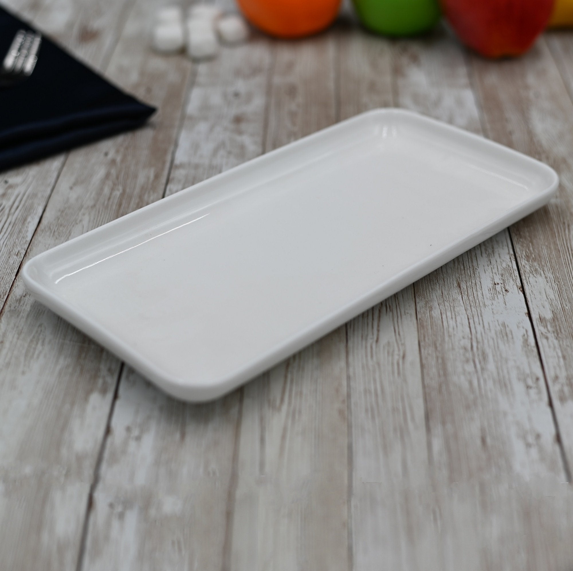 White Rectangle Dish 10" inch X 5" inch | 26 X 13 Cm