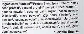 Sunfood Organic Chocolate Superfood Smoothie Mix 8 oz - Image 4
