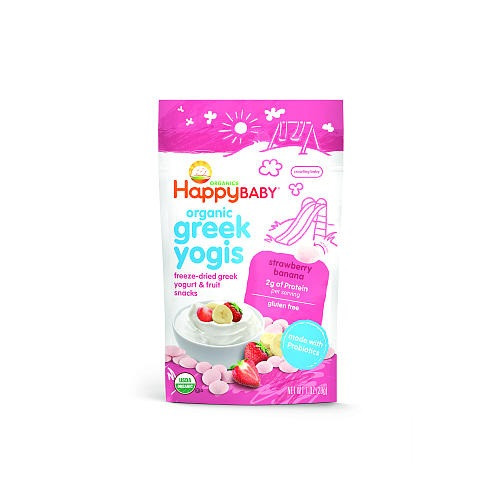 Happy Baby Happy Yogis Strawberry and Banana Organic Yogurt (8x1 OZ)