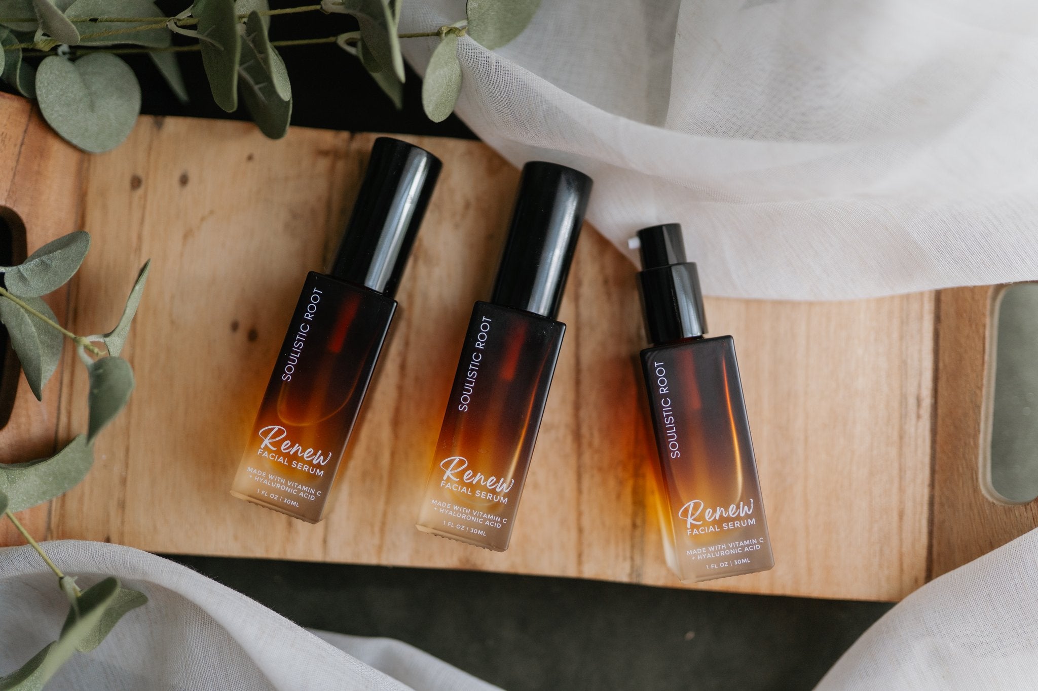 Renew Facial Serum – Hydrating Vitamin C + Hyaluronic Acid Skincare - Image 5