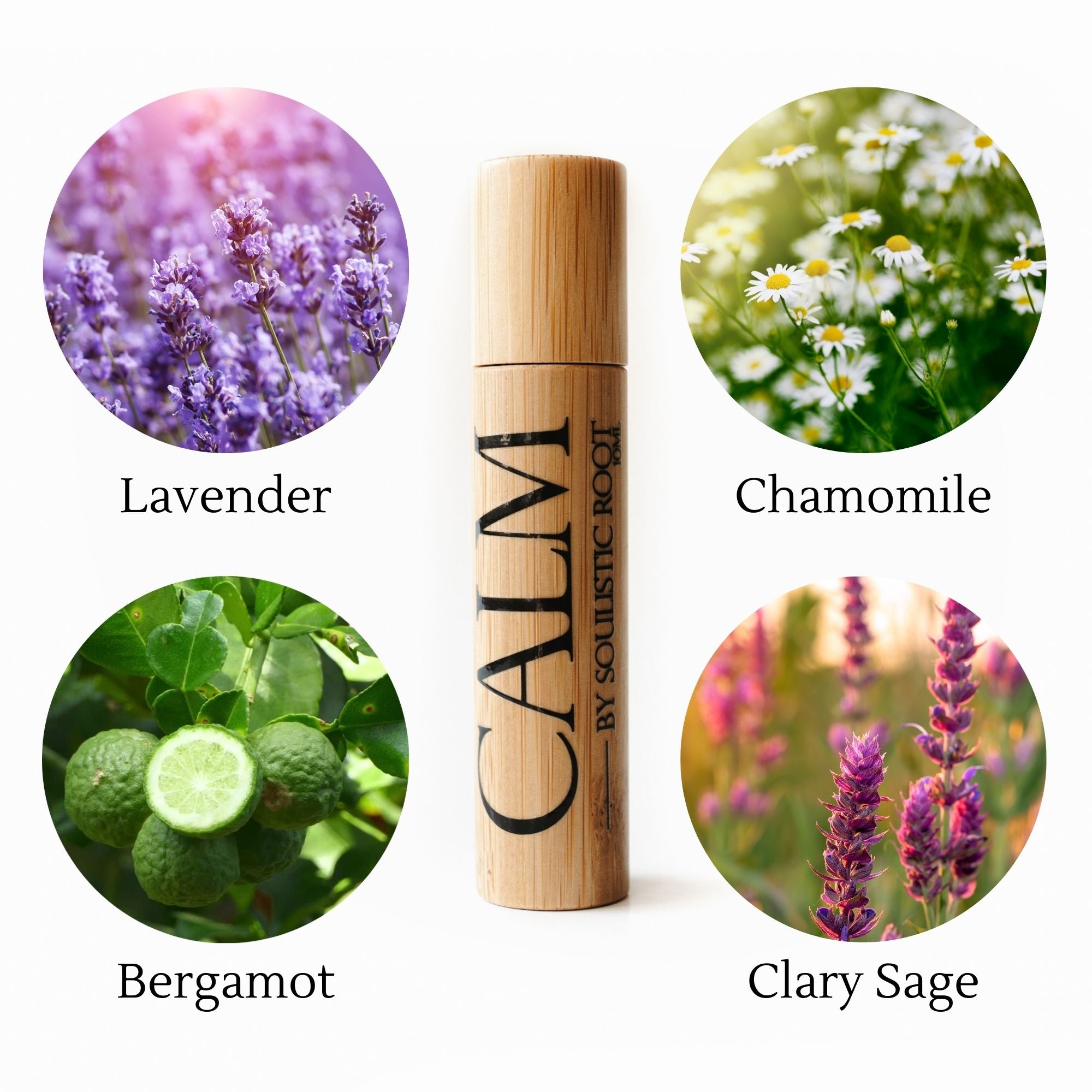 Calm Essential Oil Bamboo Roller - Image 3