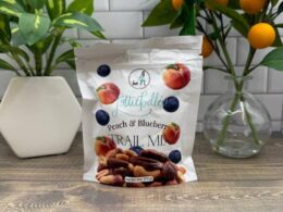 Peach and Blueberry Trail Mix