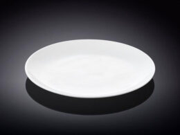 Professional Rolled Rim White Dessert Plate 7" inch | 18 Cm