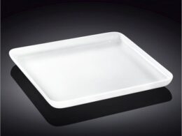 Large White Square Dish 12" inch X 12" inch |
