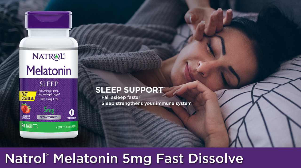 Natrol Melatn Fast DisOlive (1x90TAB ) - Image 9