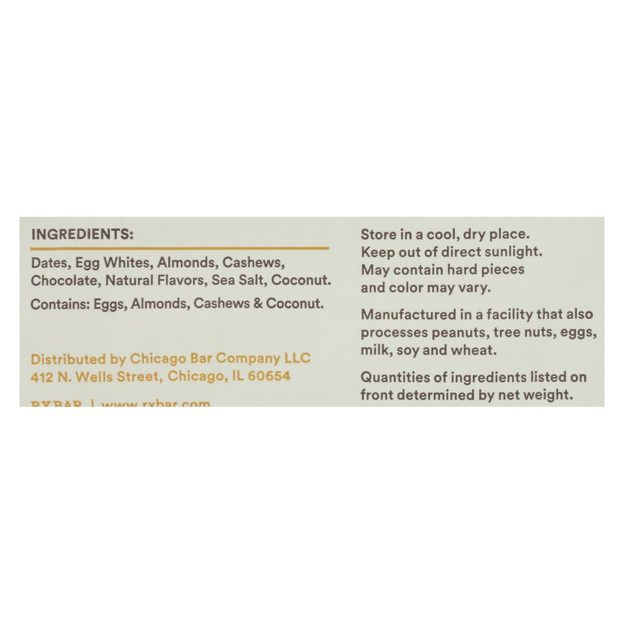 Rxbar Chocolate Coconut (12X1.83 OZ) - Image 2