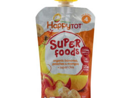 Happy Tot Organic Stage 4 Pouch Food Banana, Mango & Peach (16x4.22 Oz)