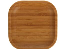 Set Of 12 Bamboo Square Plate 4" inchX 4" inch | For Appetizers