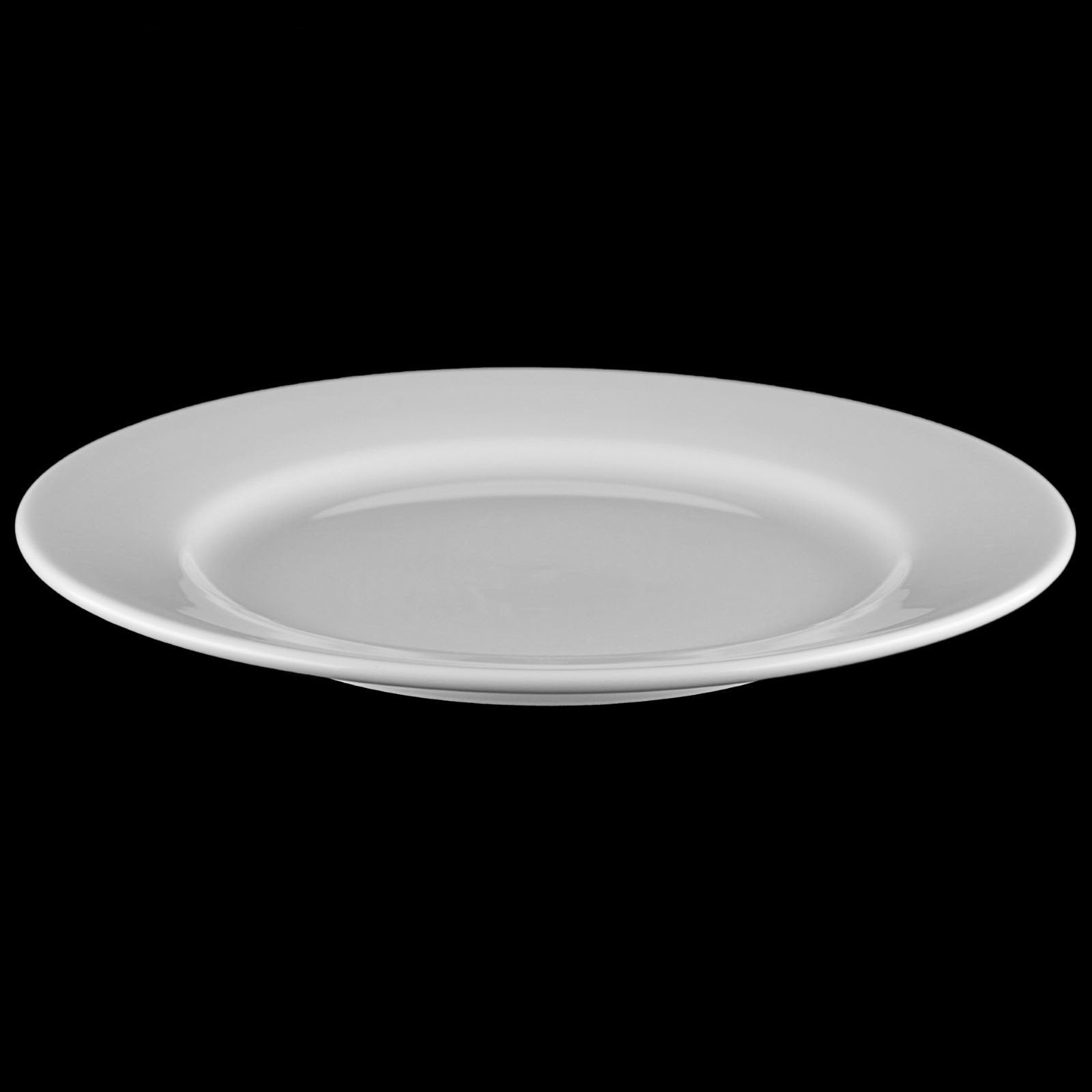 Professional Rolled Rim White Dessert Plate 7" inch | 18 Cm - Image 2