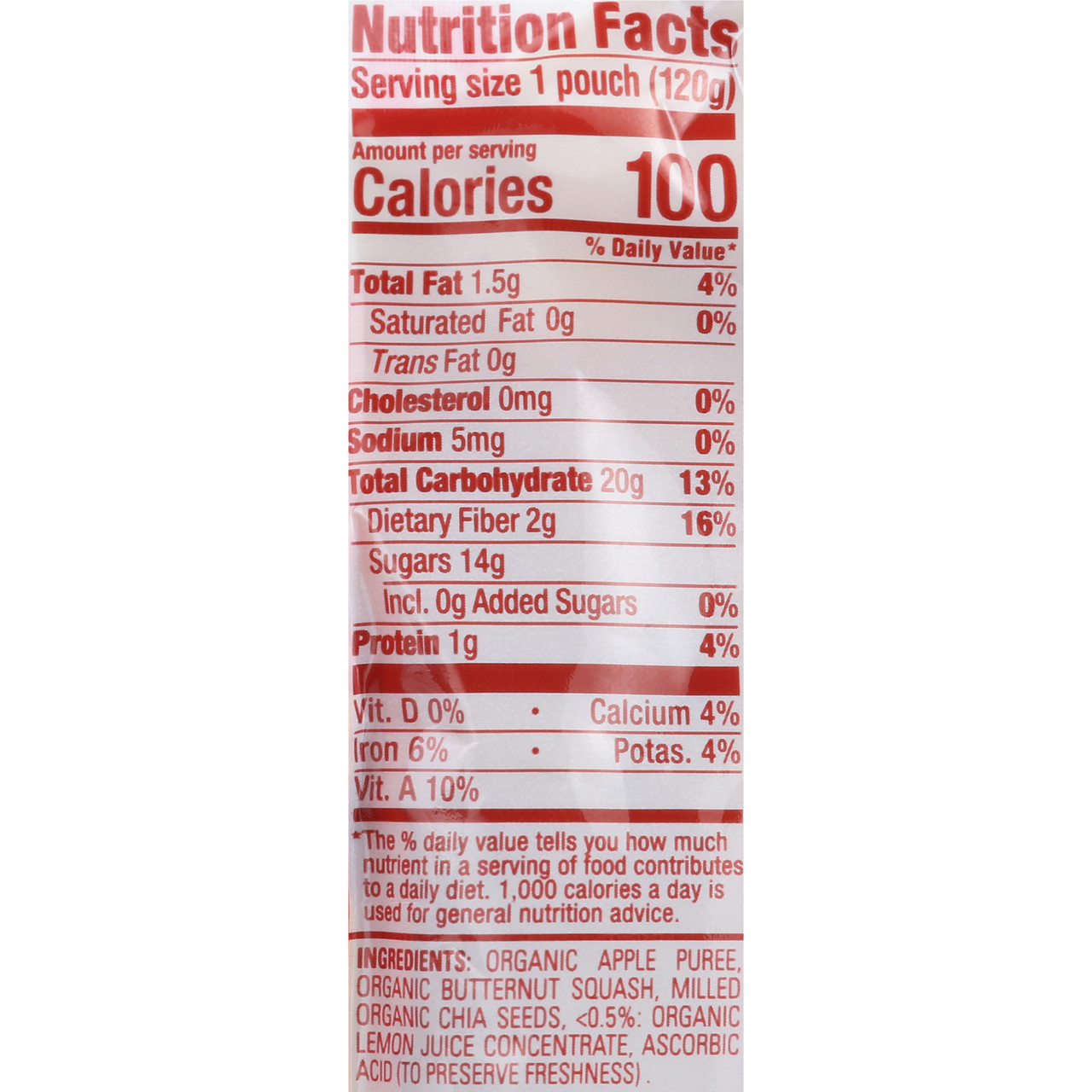 Happy Tot Organic Stage 4 Pouch Food Apple & Squash (16x4.22 Oz) - Image 6