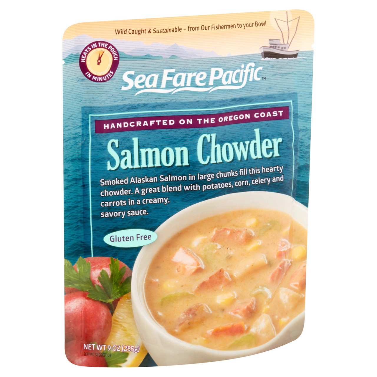 Seafare Pacific Smoked Salmon Chowder (8x9 OZ) - Image 2