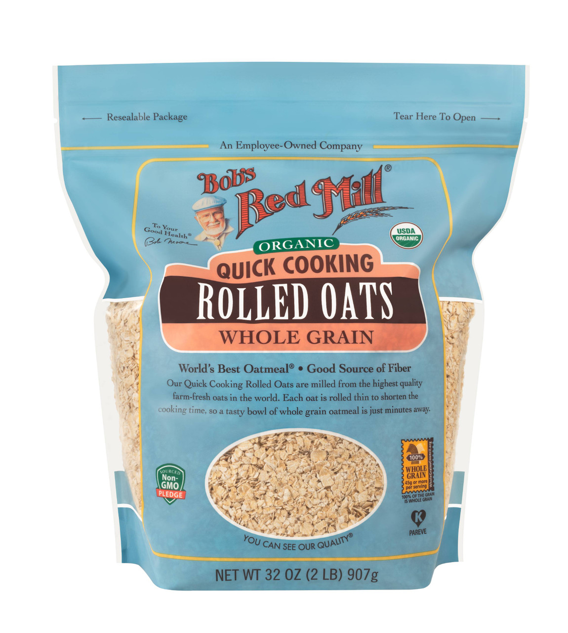 OG2 BOBS QKCOOK RLD OATS ( 4 X 32 OZ )