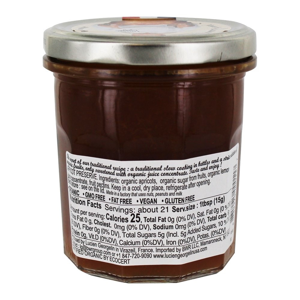 Lucien Organic Apricot Preserves 11.28 oz (Pack of 6) - Image 2