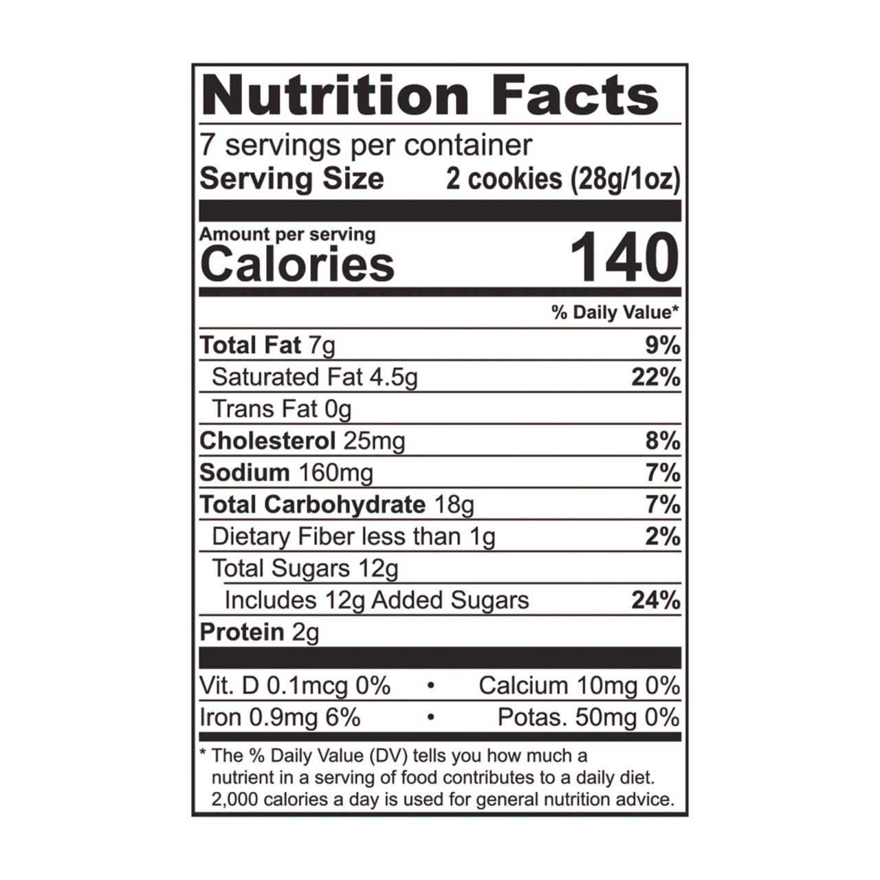 Tate's Bake Shop Cchip Cookie (12x7OZ ) - Image 8