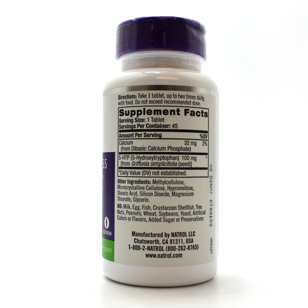 Natrol 5 Htp 100mg Time Release (45tabs) - Image 3