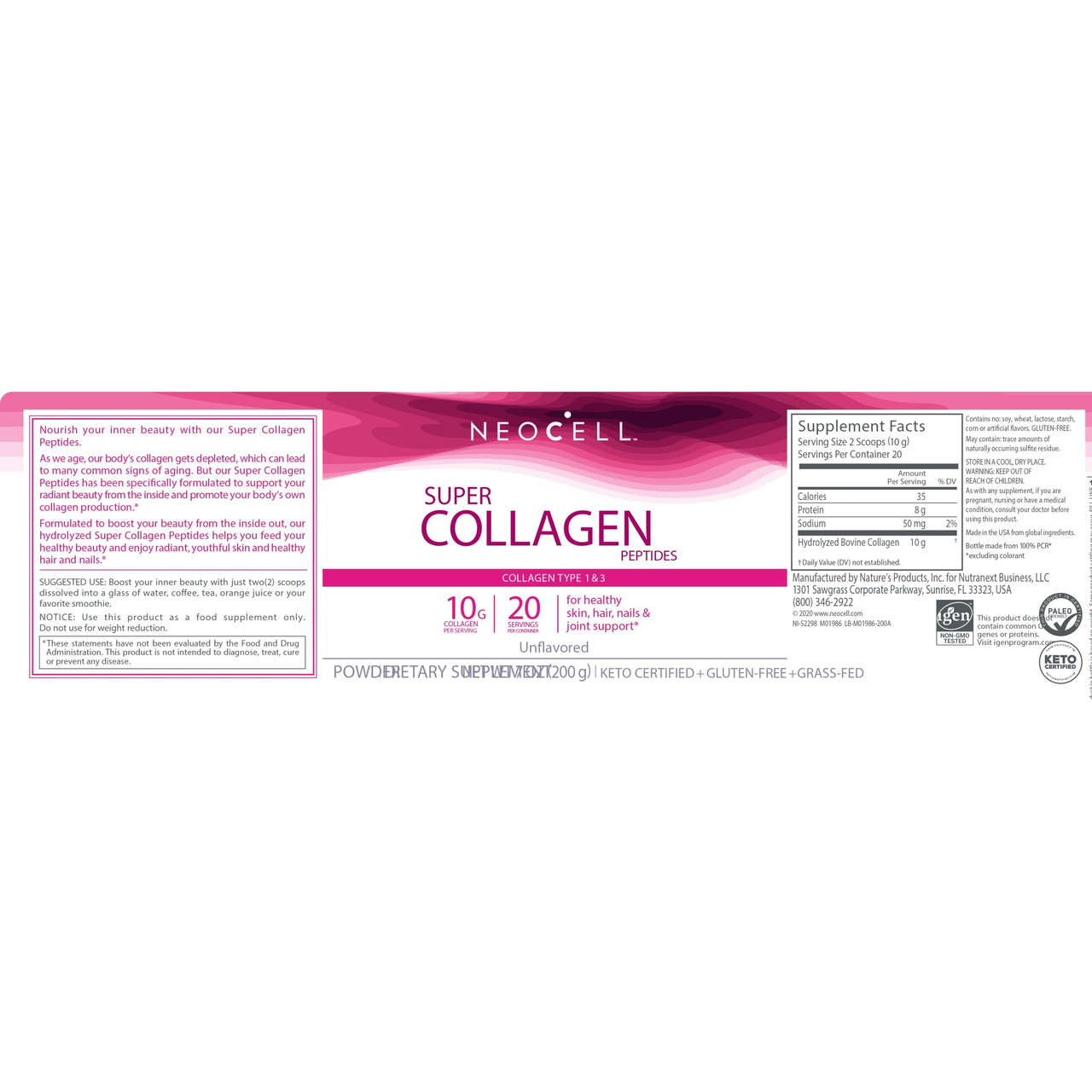 Neocell Laboratories Super Collagen Powder (1x7 Oz) - Image 7