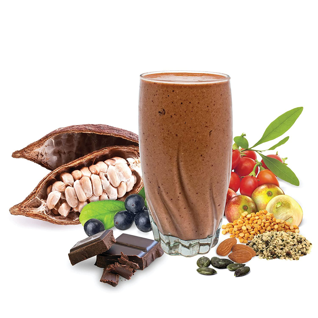 Sunfood Organic Chocolate Superfood Smoothie Mix 8 oz - Image 5