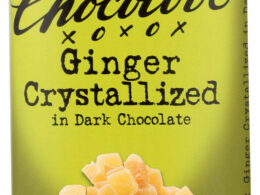Chocolove Dark Chocolate Bar Crystallized Ginger (12x3.2 Oz)