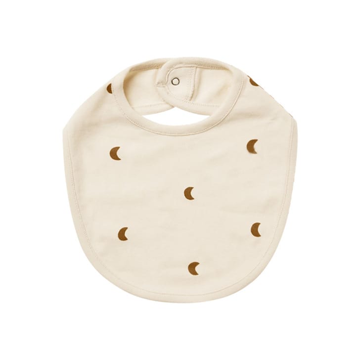 Baby Printed Pattern Covered Button Design Pure Cotton Bibs - Image 4