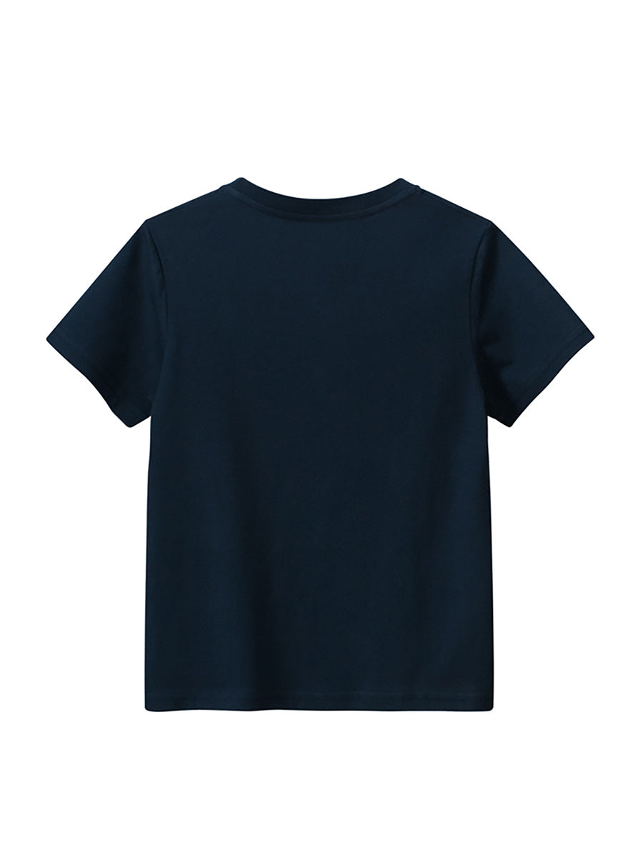 Boys’ Beach Print T-Shirt In European And American Style For Summer - Image 2