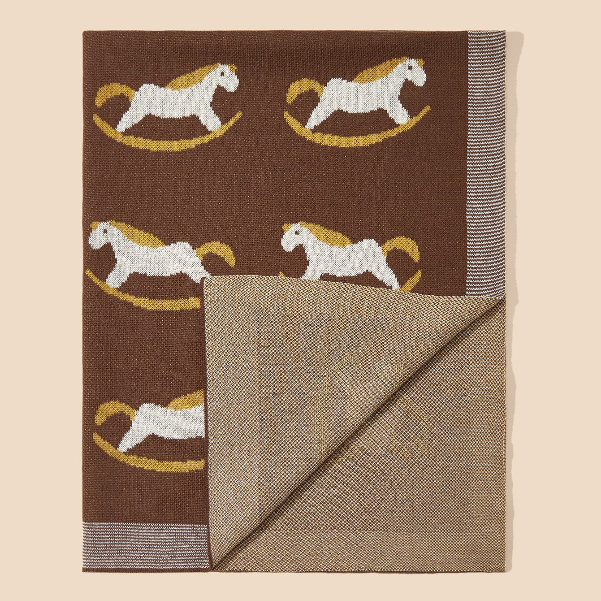 Best-Selling Knitted Baby Blanket With Horse Pattern: Collection For Four Seasons - Image 7