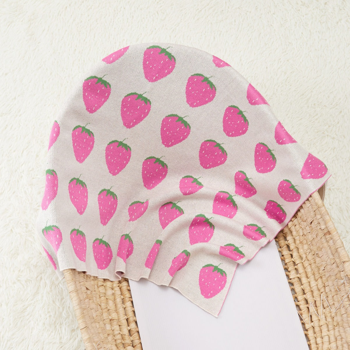 Arrival Knitted Baby Blanket With Simple Fruits Pattern: New Collection For All Seasons - Image 3