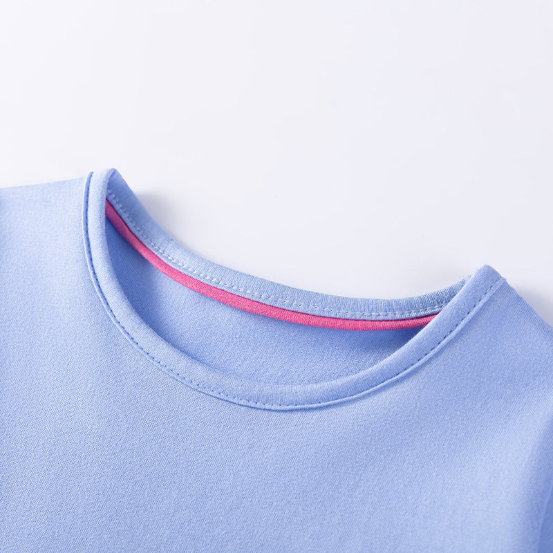 Summer Arrival Unicorn Cartoon Pattern Short Sleeves Dress for Stylish Girls - Image 4