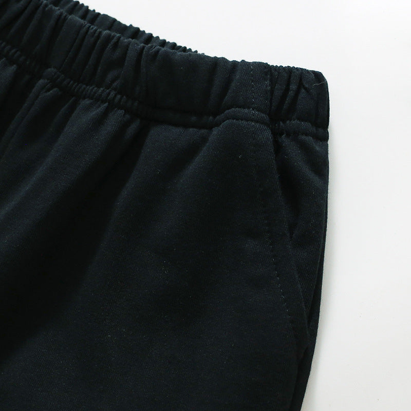 Summer Baby Kids Shark Cartoon Pattern T-shirt and Shorts Clothing Set for Boys - Image 5