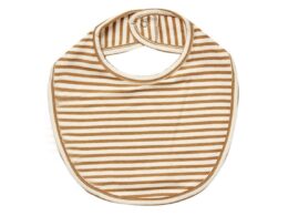 Baby Printed Pattern Covered Button Design Pure Cotton Bibs