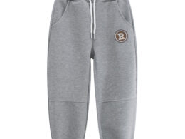 Autumn and Spring New Arrival Modern Casual Kids Versatile Letters Pattern Sportswear Pants