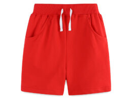 Summer Arrival Kids Boys Cotton Casual Style Solid Color Shorts