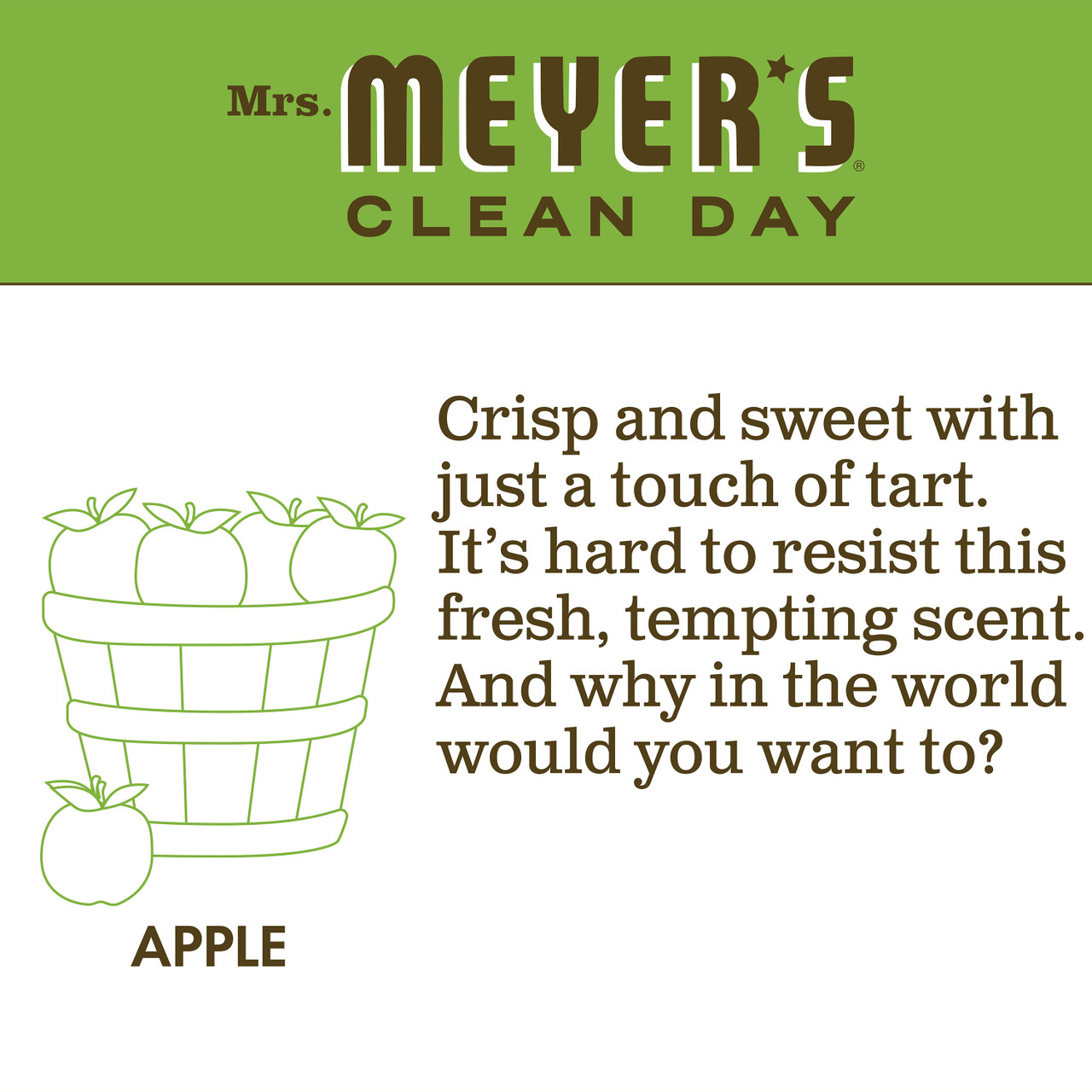 Mrs Meyers Liquid Hand Soap Apple (6x12.5OZ ) - Image 5