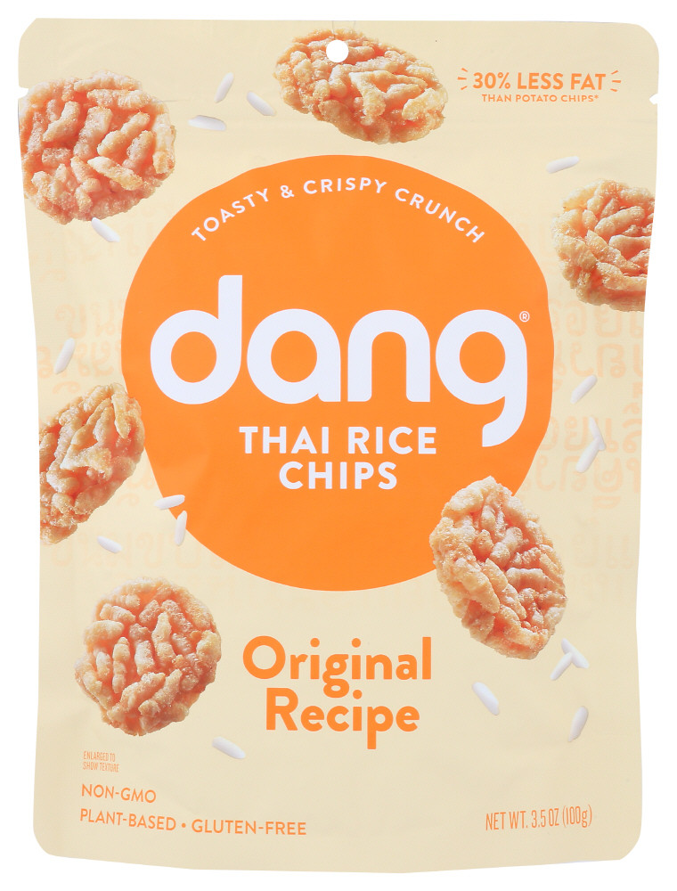 Dang Original Thai Rice Chips 3.5 oz (Pack of 12)