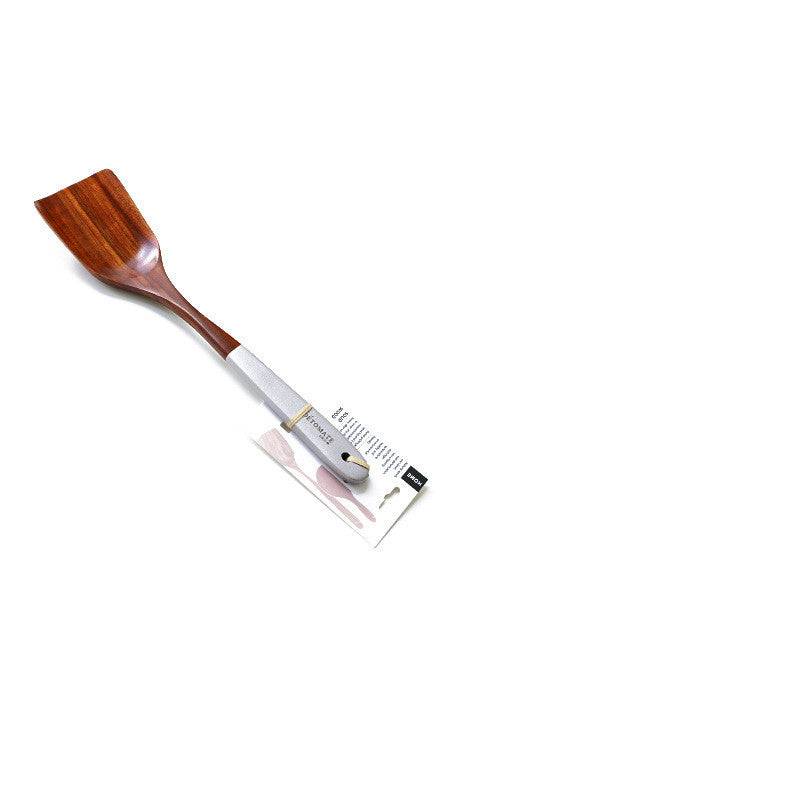 Teak Lacquer Kitchen Utensils | Japanese-Style Soup Spoon & Vegetable Shovel - Image 14