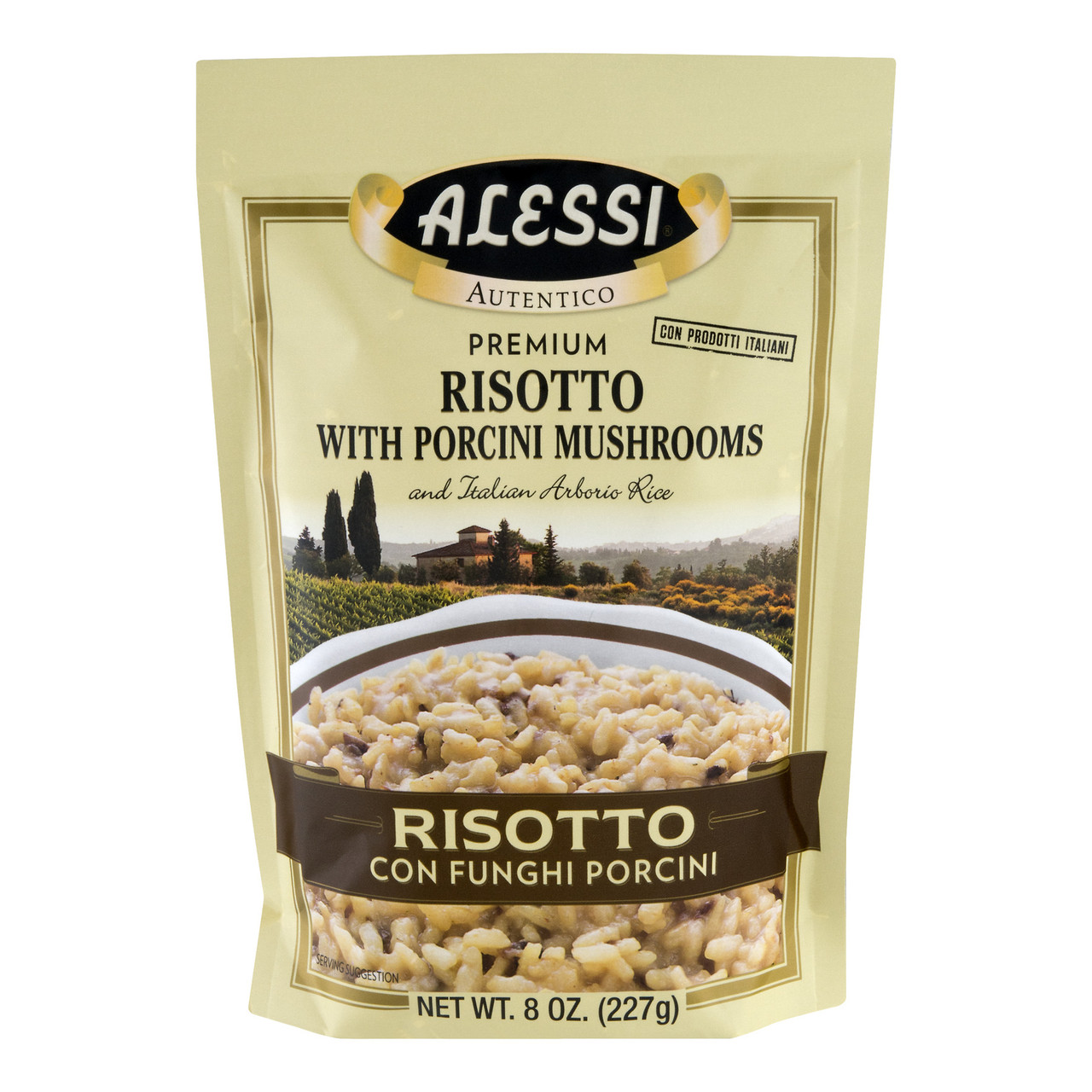 Alessi Funghi Risotto W/ Porcini Mushrooms (6x8Oz)