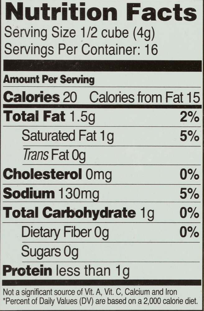 Edward & Sons Low Sodium vegetable Bouillon Cube (12x2.2 Oz) - Image 2