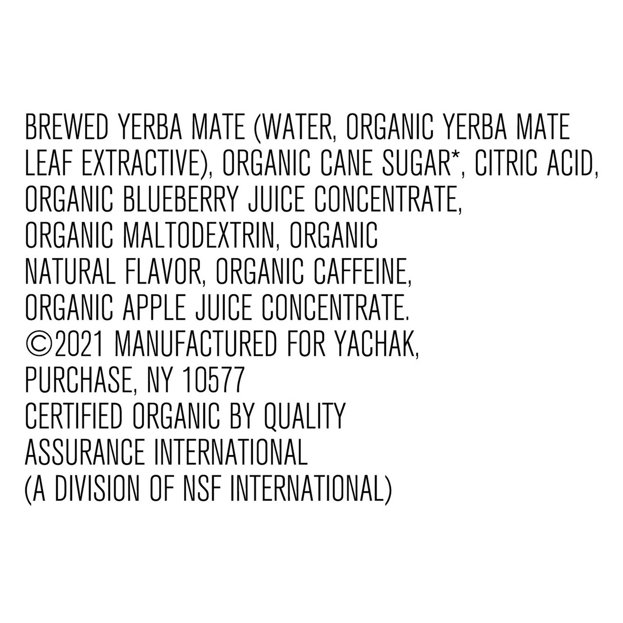 Yachak Organic Plant-Based Berry Blue Energy Tea 16 oz (Pack of 12) - Image 4
