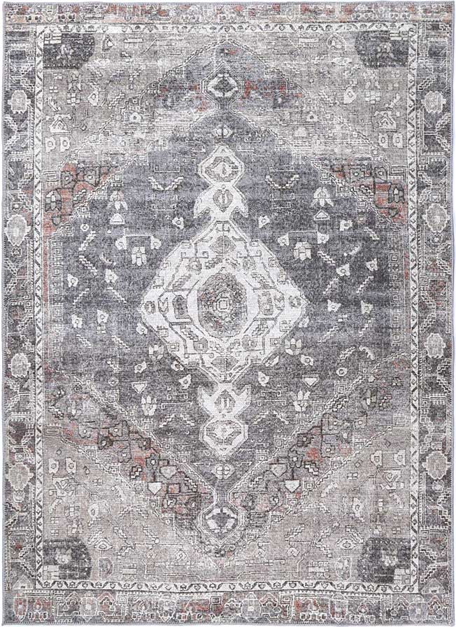 Jules Machine Washable in Grey Rug - Image 13