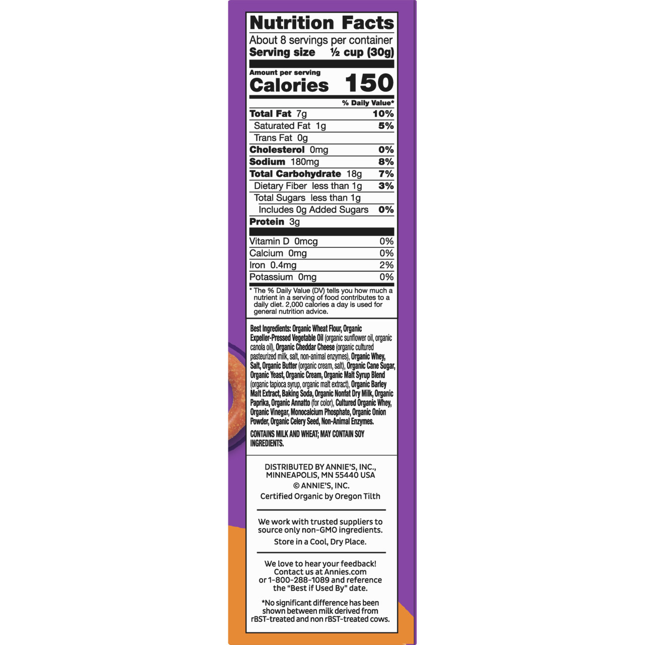 Annie's Homegrown Bunnies Cheddar Snack Mix (12x9 Oz) - Image 7