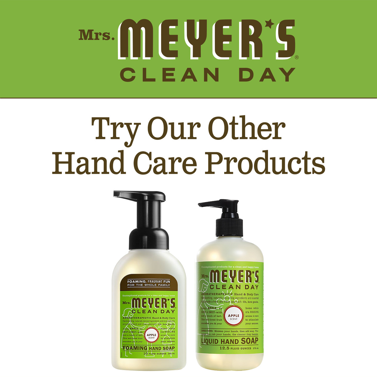 Mrs Meyers Liquid Hand Soap Apple (6x12.5OZ ) - Image 7