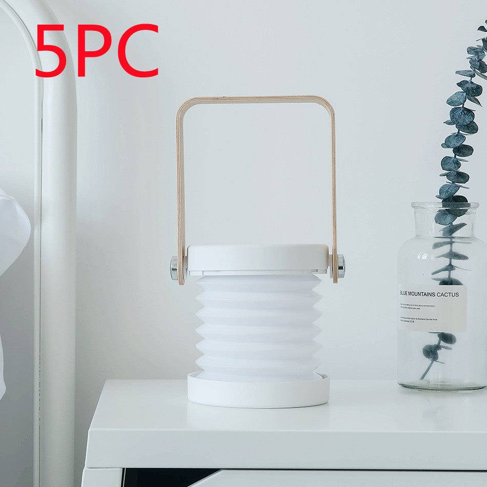 Foldable Touch Dimmable LED Night Light | USB Rechargeable Lantern Lamp for Home & Travel - Image 5