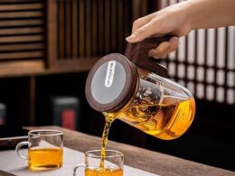 Top Pot Magnetic Suction Intelligent Timing Teapot | Automatic Filter & Elegant Cup