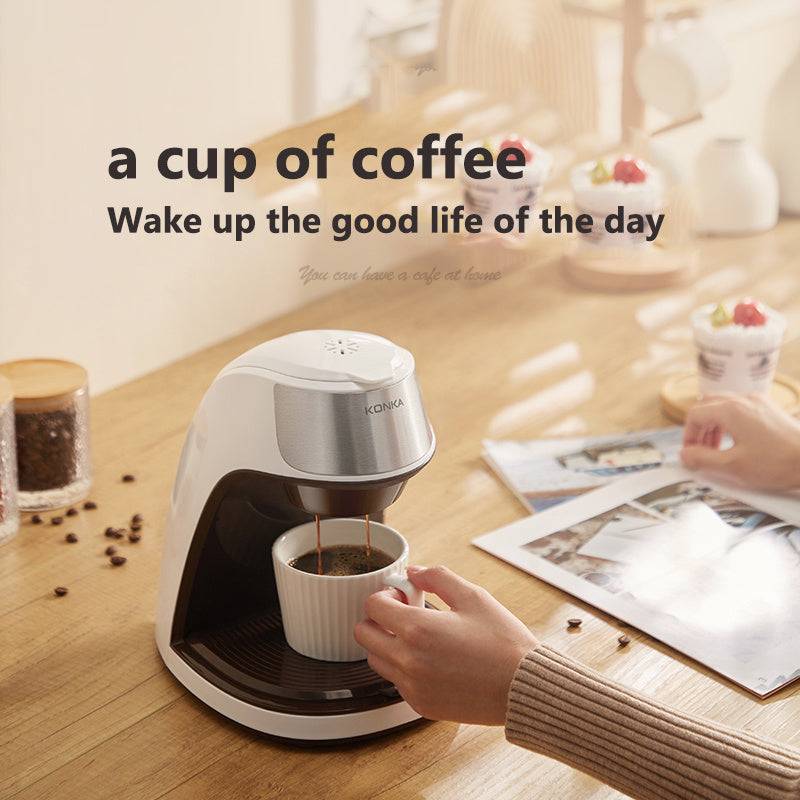 Compact Automatic Coffee Maker – Small Home & Office | Free Ceramic Cup Included - Image 3